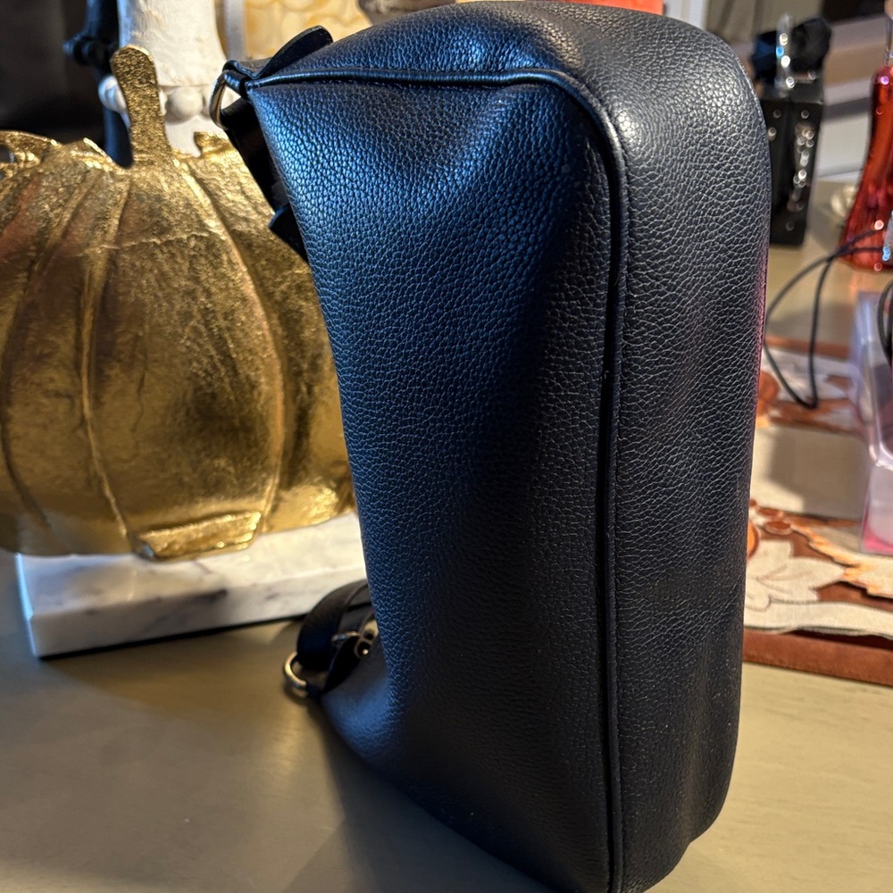 Longchamp Dark Blue Leather Handbag - Picture 5 of 15